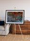 Geometric Fields, Eastern Kazakhstan Framed & Mounted Print