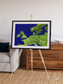 Arctic Outpost, Europe Framed & Mounted Print