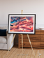 Fractured Earth, Western China Framed & Mounted Print