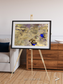 Salt Mirror, Great Salt Desert Framed & Mounted Print