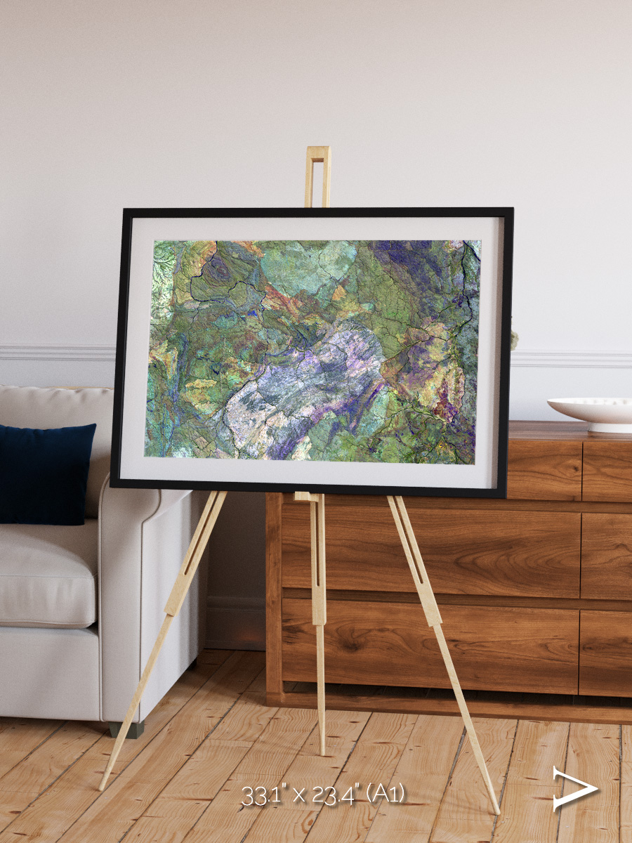 Sands in Motion, Great Sandy Desert Framed & Mounted Print
