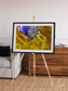 Saline Patterns, Lake Disappointment Framed & Mounted Print