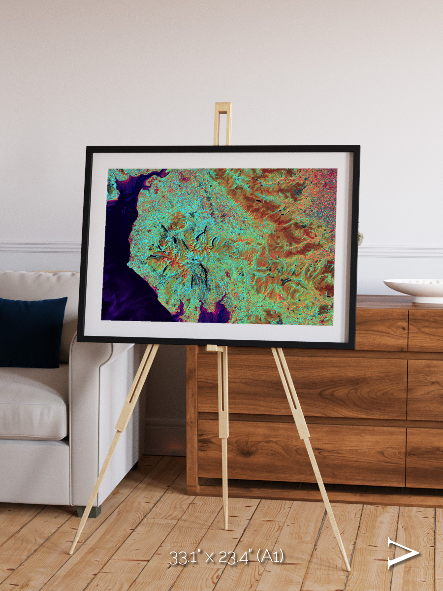 Polar Flow, Lake District Framed & Mounted Print