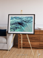 Ice River, Lambert Glacier Framed & Mounted Print