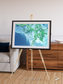 Arid Mosaic, Mississippi River Delta Framed & Mounted Print