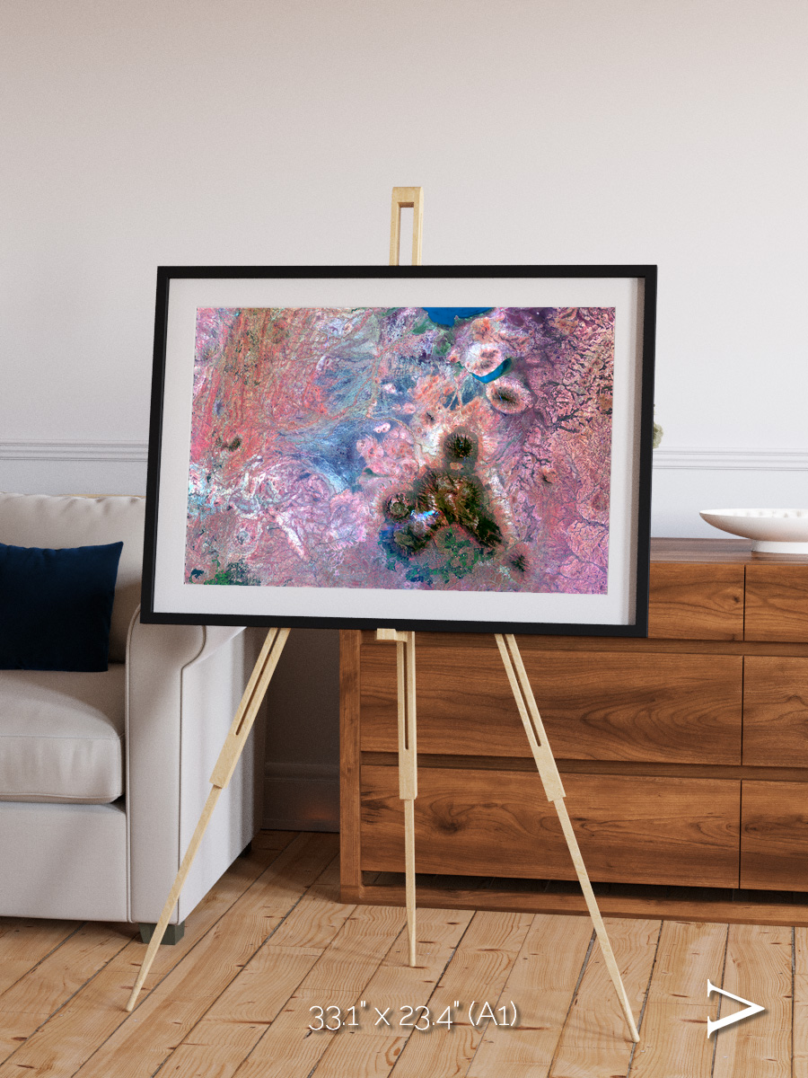 Highlands of Mulanje, Malawi Framed & Mounted Print