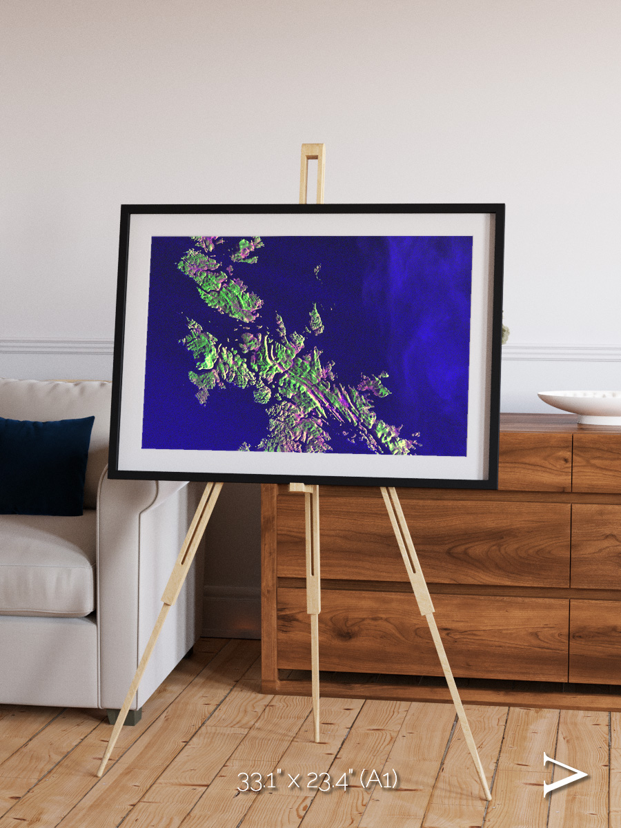 Remote Shores, Shetland Islands Framed & Mounted Print