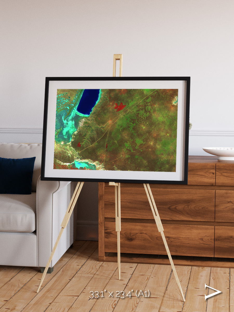 Ghost Waters, Sor Kaydak Framed & Mounted Print