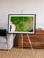 Ribbon River, South America Framed & Mounted Print