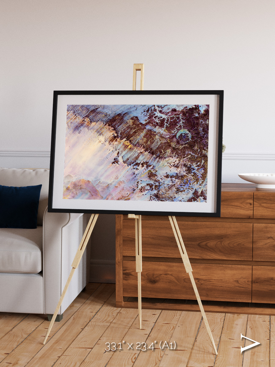 Storm and Stillness, Gweni-Fada Framed & Mounted Print