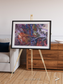 Geologic Tapestry, Asharah Fault Zone Framed & Mounted Print