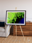 Delta Mosaic, Volga River Delta Framed & Mounted Print