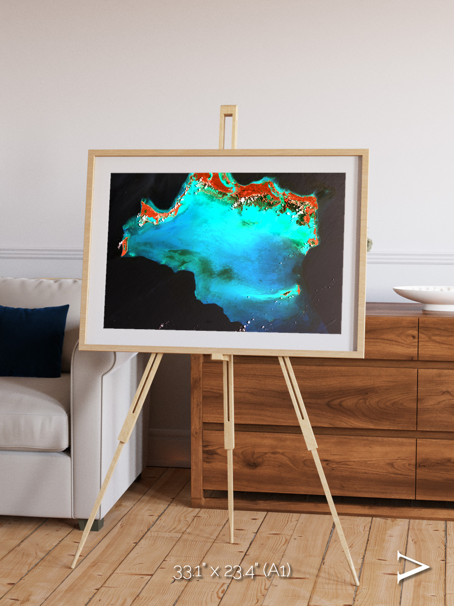 Arctic Outpost, Caribbean Luxury Framed & Mounted Print