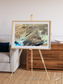 Saline Patterns, Dasht-e Kevir Framed & Mounted Print