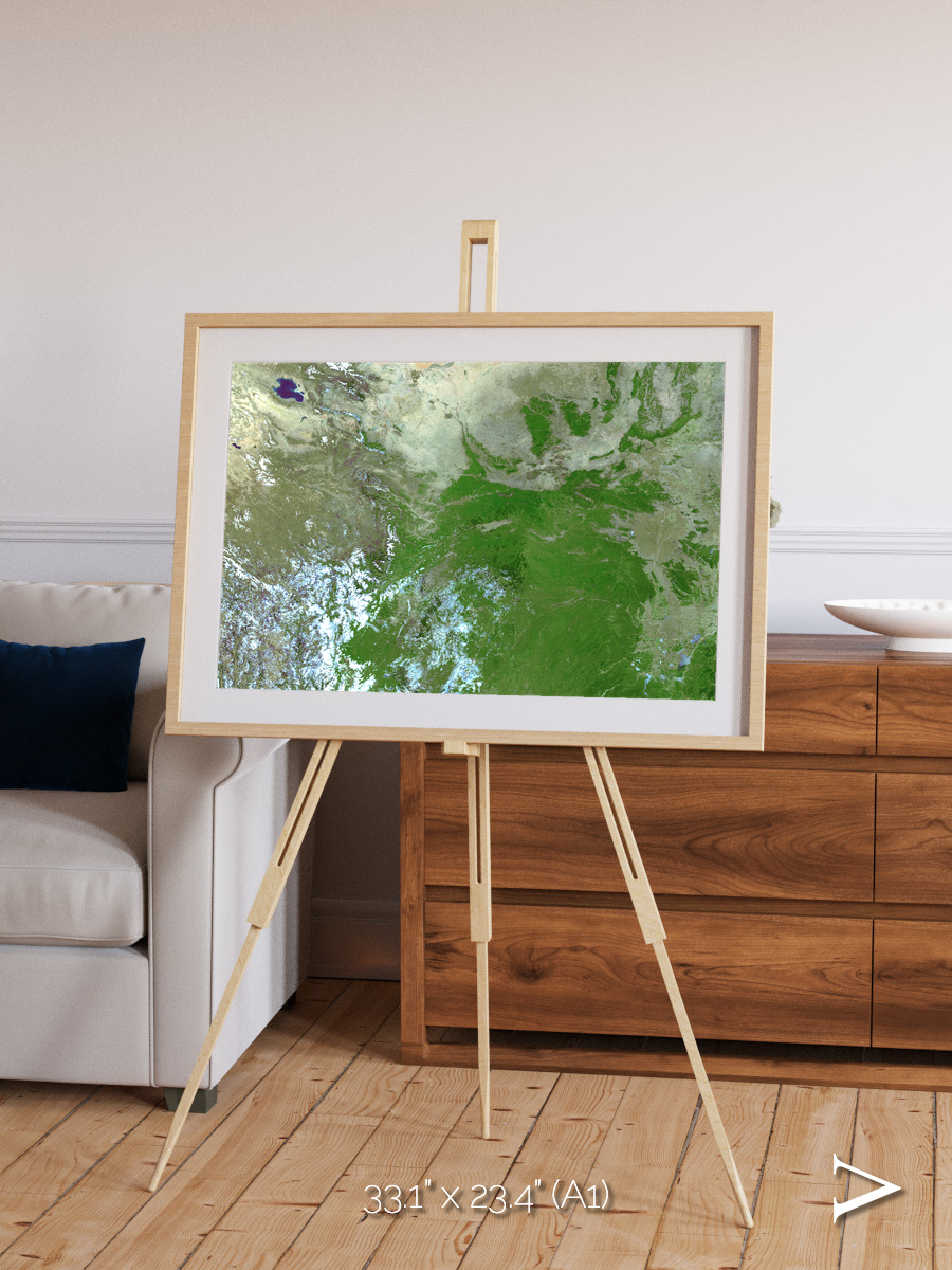 Sea Inlet, Eastern Asia Framed & Mounted Print