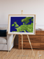 Arctic Outpost, Europe Framed & Mounted Print