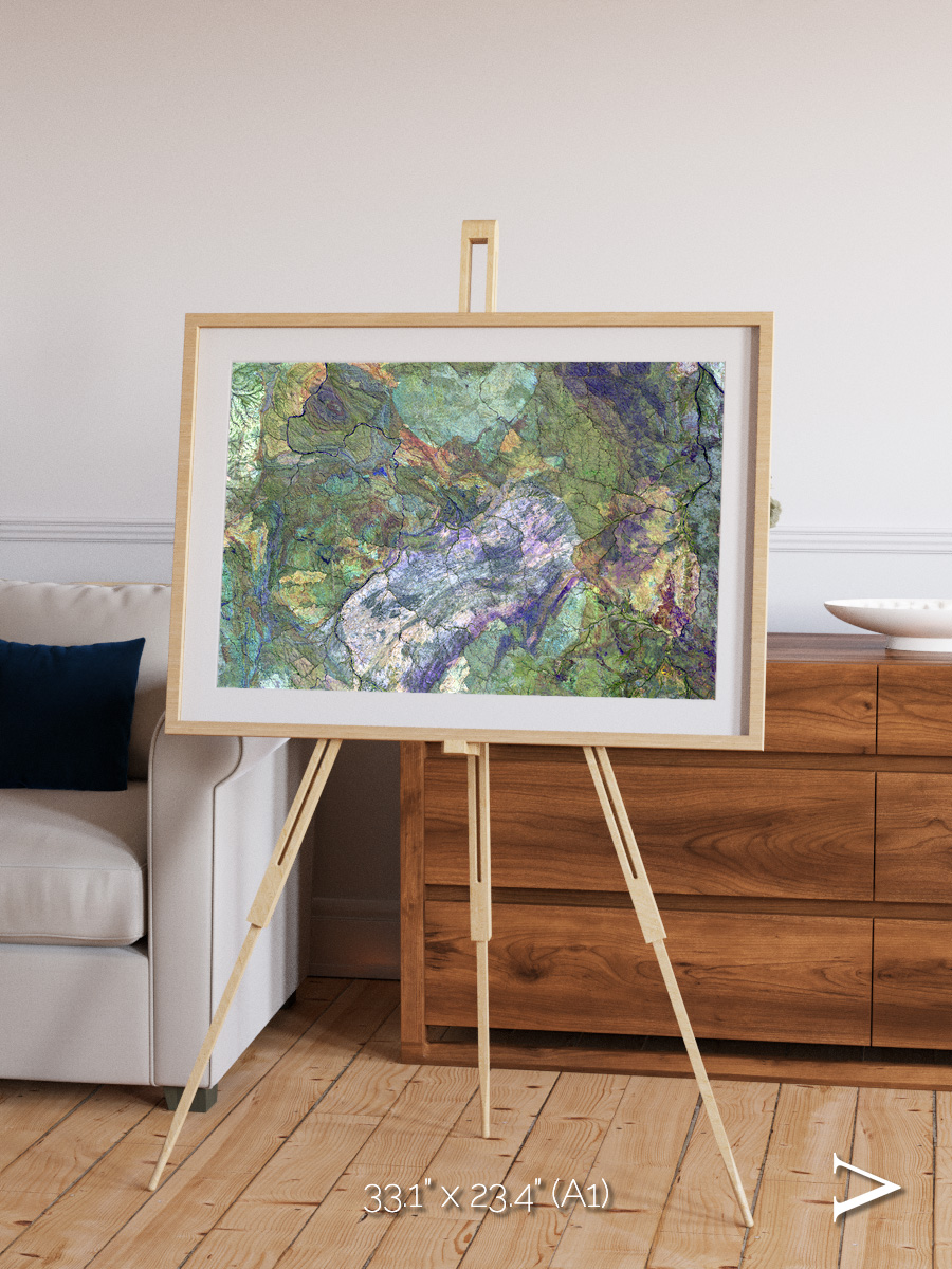 Sands in Motion, Great Sandy Desert Framed & Mounted Print