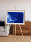 Wind Signatures, Ice Stars Framed & Mounted Print