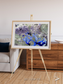 Lake Lines, Lake Carnegie Framed & Mounted Print