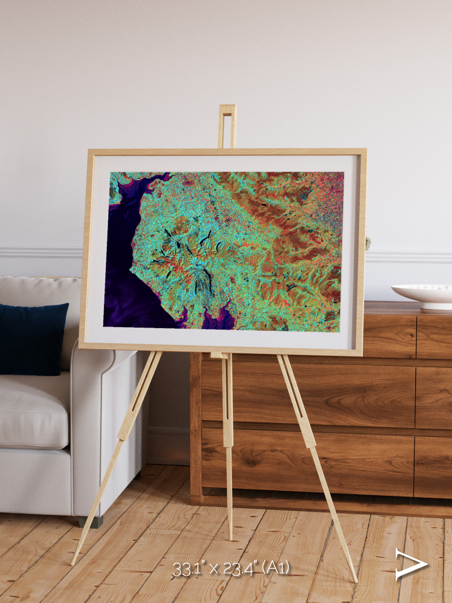 Polar Flow, Lake District Framed & Mounted Print
