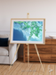 Arid Mosaic, Mississippi River Delta Framed & Mounted Print