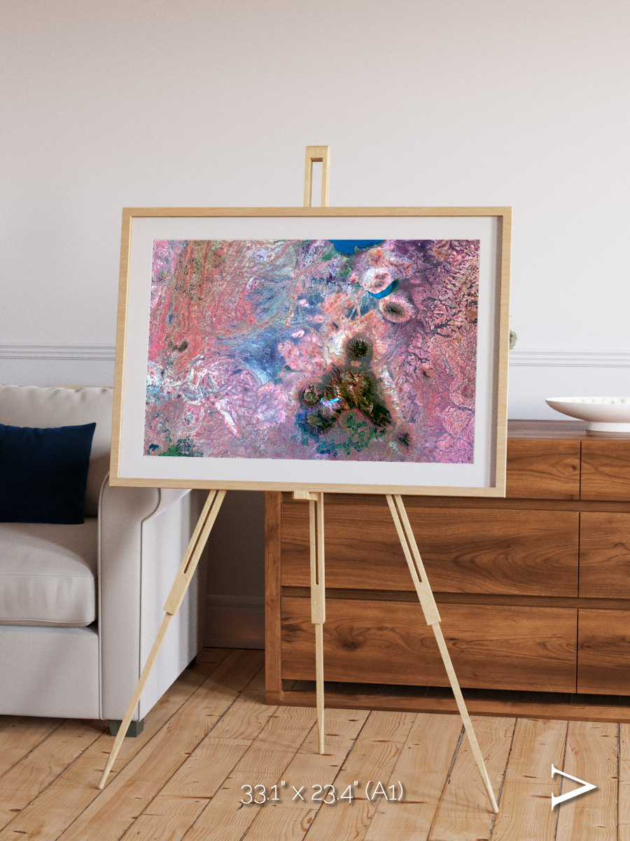 Highlands of Mulanje, Malawi Framed & Mounted Print