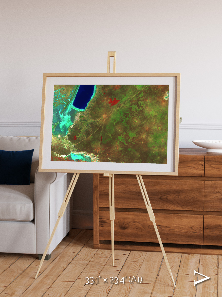 Ghost Waters, Sor Kaydak Framed & Mounted Print