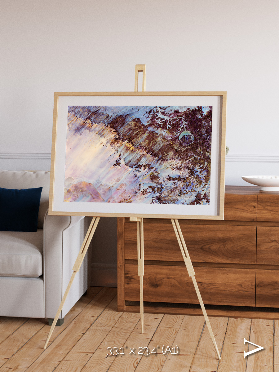 Storm and Stillness, Gweni-Fada Framed & Mounted Print