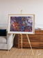 Geologic Tapestry, Asharah Fault Zone Framed & Mounted Print