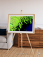 Delta Mosaic, Volga River Delta Framed & Mounted Print