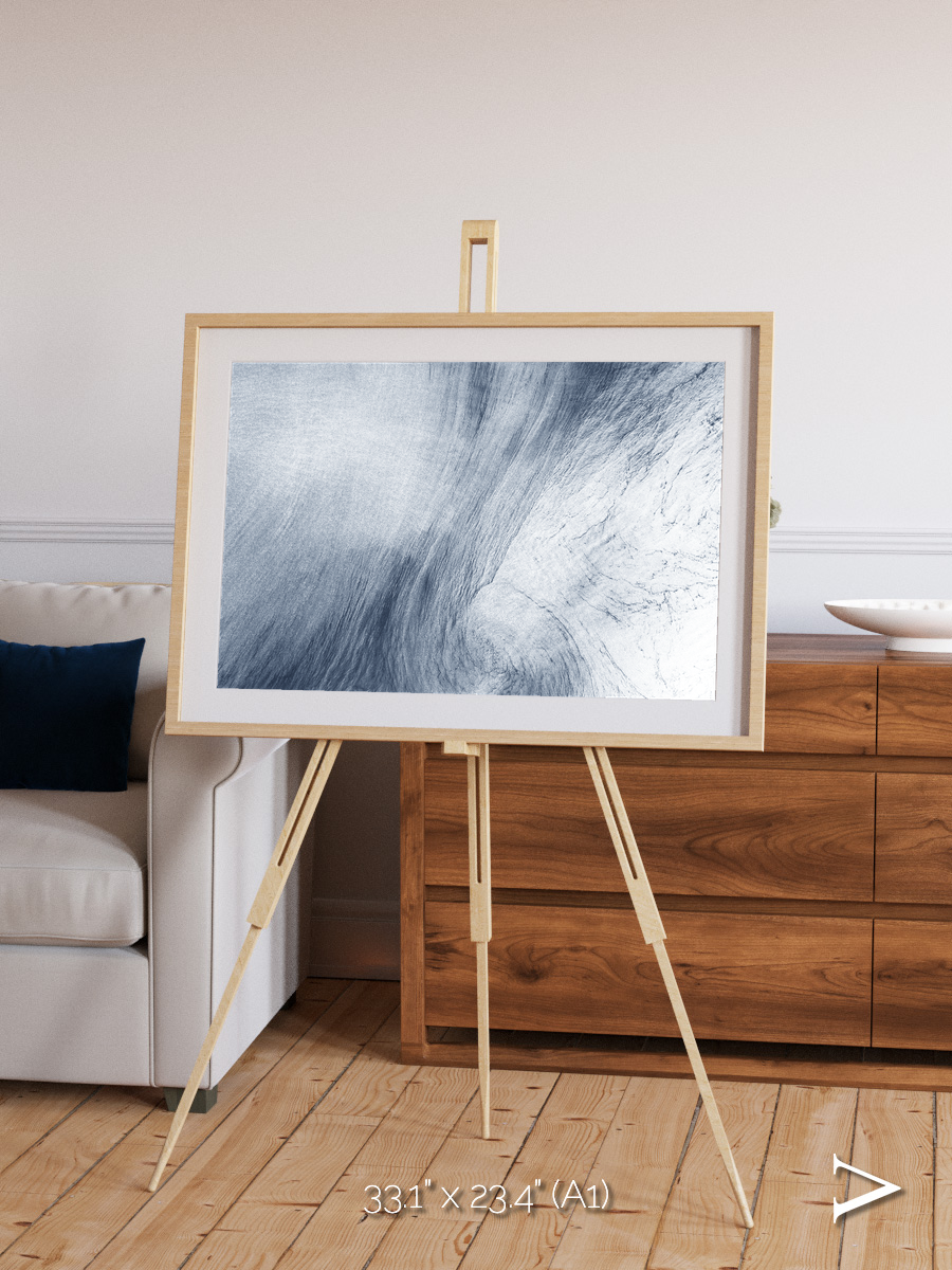 Wind Signatures, Whirlpool Cloud Framed & Mounted Print