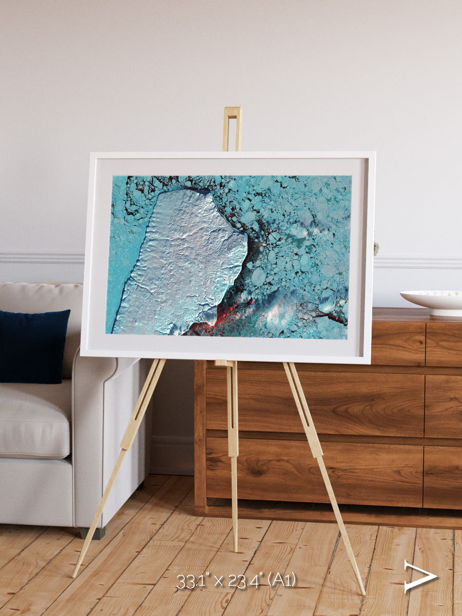 Island Sanctuary, Akpatok Island Framed & Mounted Print