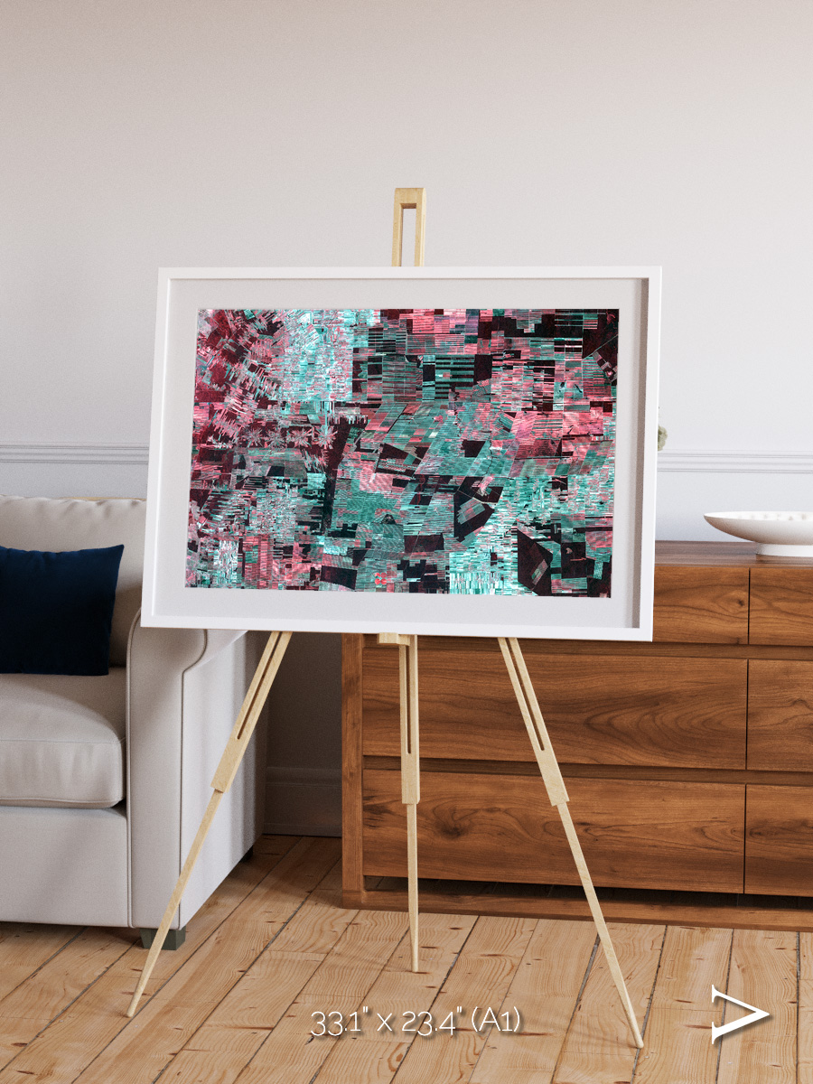 Fractured Canopy, Bolivia Framed & Mounted Print
