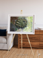 Windwritten Dunes, Brandberg Massif Framed & Mounted Print