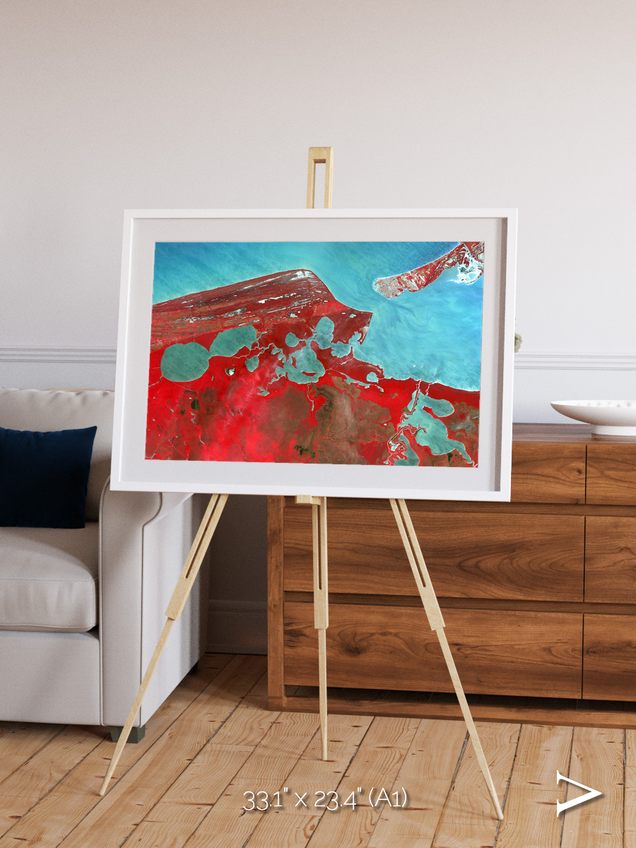 Remote Shores, Campeche Framed & Mounted Print