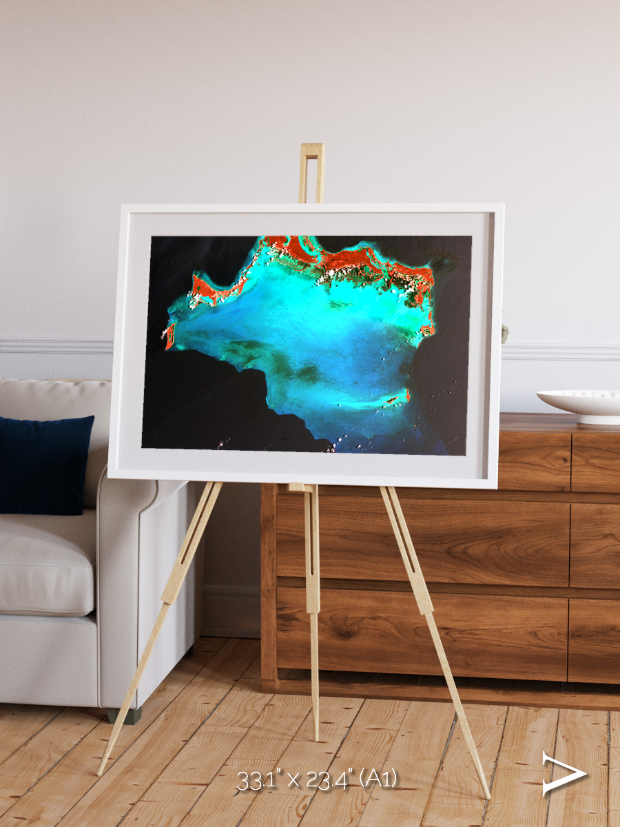 Arctic Outpost, Caribbean Luxury Framed & Mounted Print