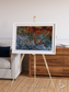 Geometric Fields, Eastern Kazakhstan Framed & Mounted Print