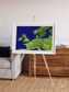 Arctic Outpost, Europe Framed & Mounted Print