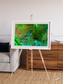 Linear Dunes, Florida Everglades Framed & Mounted Print