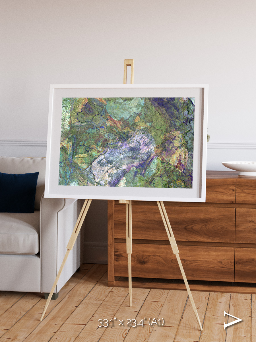 Sands in Motion, Great Sandy Desert Framed & Mounted Print