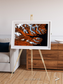 Striped Coast, Eyjafjörður Framed & Mounted Print