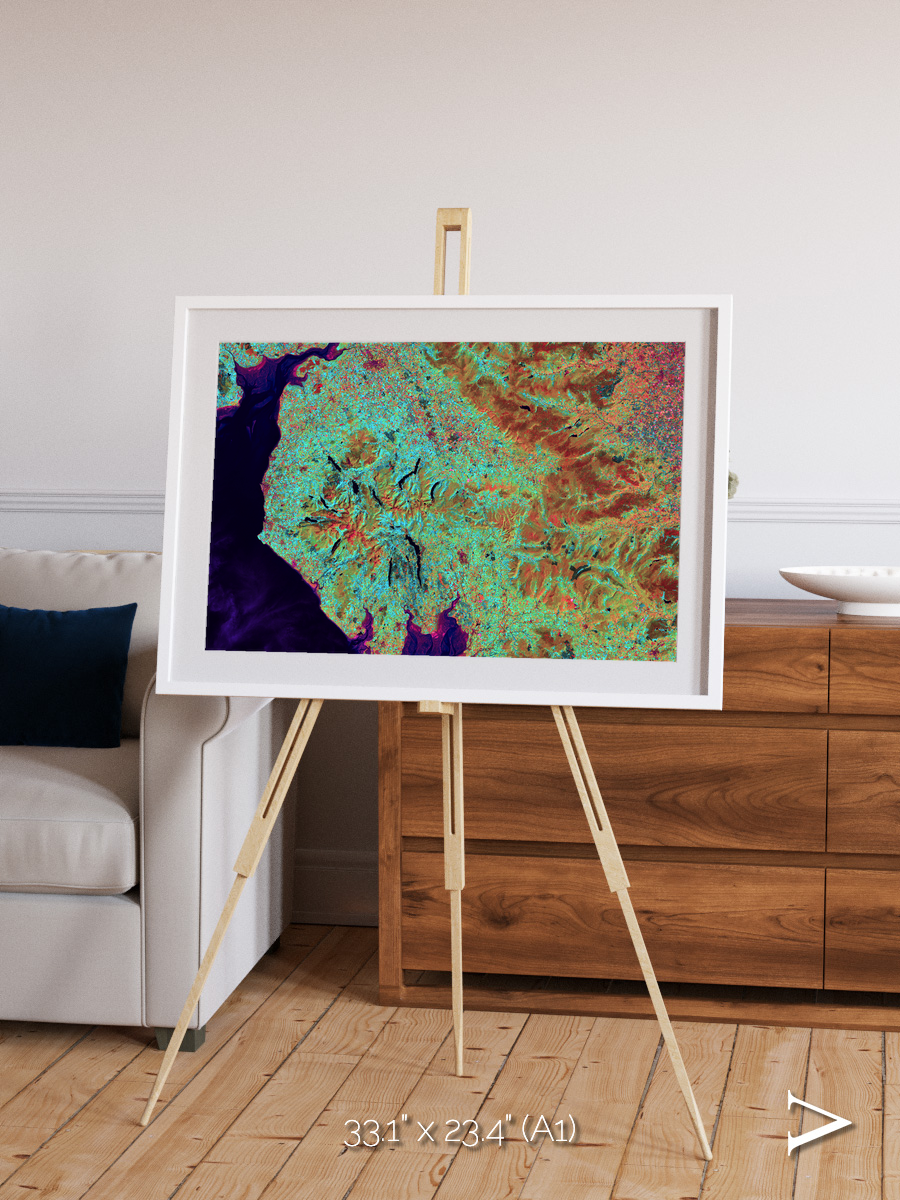 Polar Flow, Lake District Framed & Mounted Print