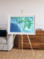 Arid Mosaic, Mississippi River Delta Framed & Mounted Print