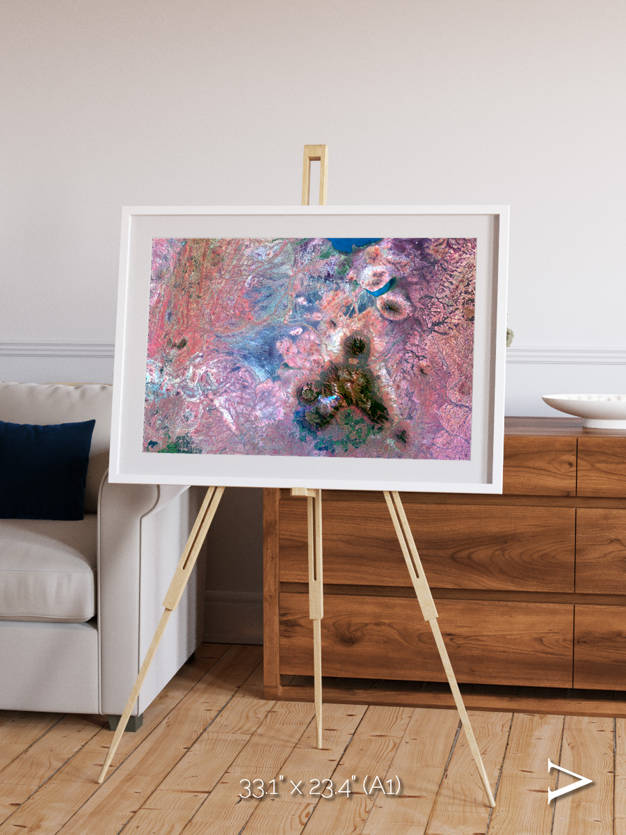 Highlands of Mulanje, Malawi Framed & Mounted Print