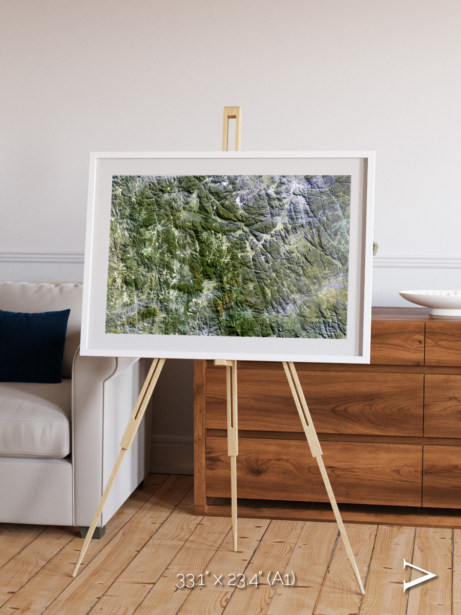 Earth in Colour, Namaqualand Framed & Mounted Print