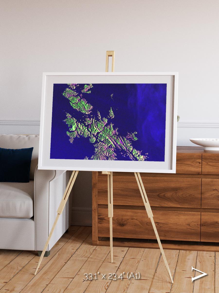 Remote Shores, Shetland Islands Framed & Mounted Print
