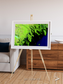 Delta Mosaic, Volga River Delta Framed & Mounted Print