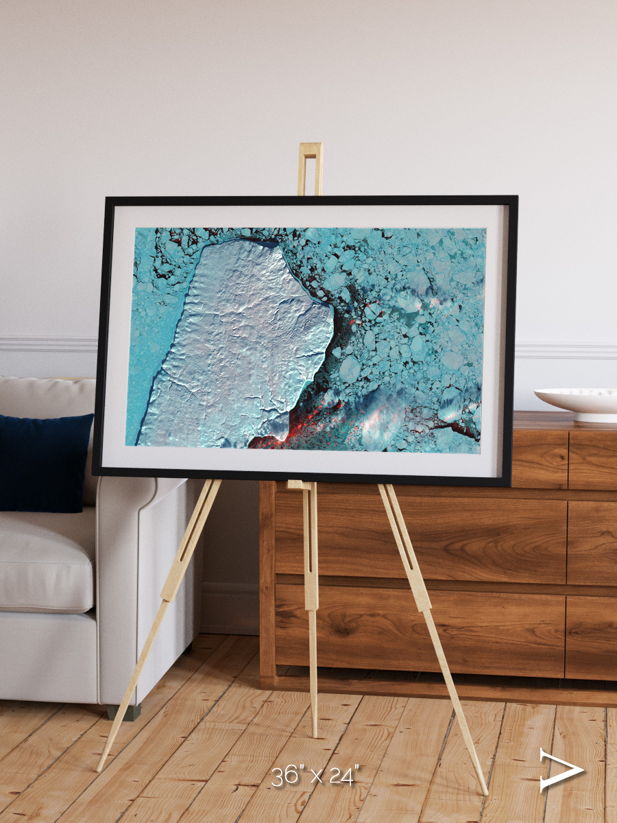 Island Sanctuary, Akpatok Island Framed & Mounted Print