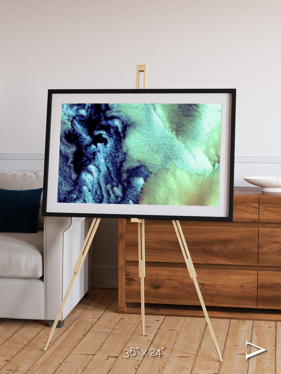 Shifting Skies, Aleutian Islands Framed & Mounted Print