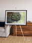 Windwritten Dunes, Brandberg Massif Framed & Mounted Print